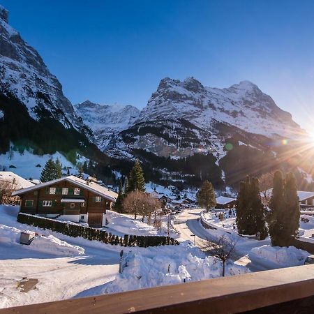 Atemberaubende Sicht Auf Eiger Nordwand Apartment Grindelwald Exterior foto
