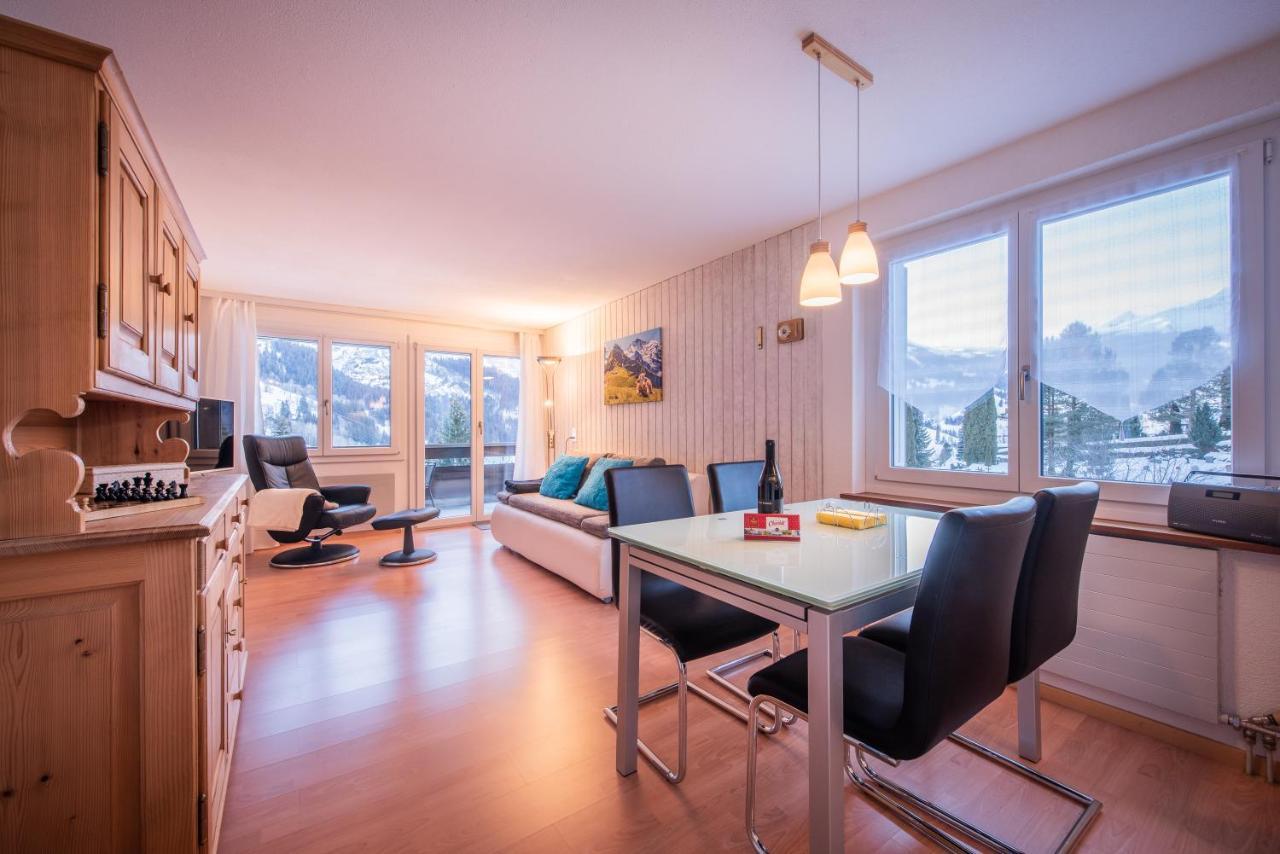 Atemberaubende Sicht Auf Eiger Nordwand Apartment Grindelwald Exterior foto
