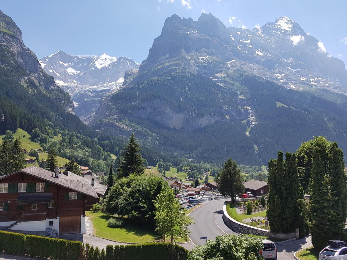Atemberaubende Sicht Auf Eiger Nordwand Apartment Grindelwald Exterior foto